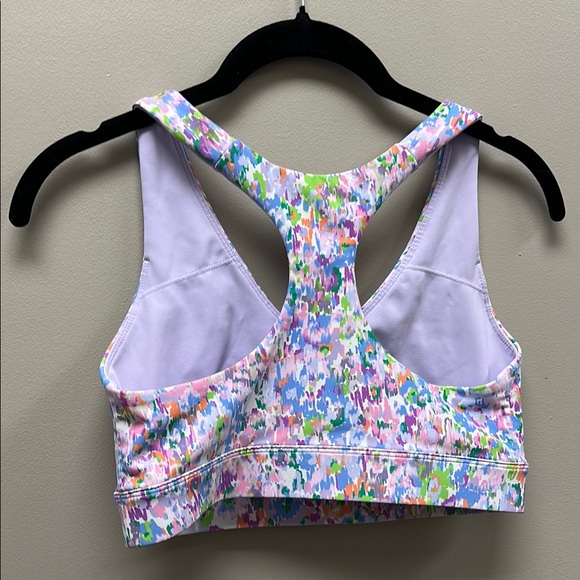 Tek Gear Pink and Blue Sports Bra with Racerback - Picture 2 of 7